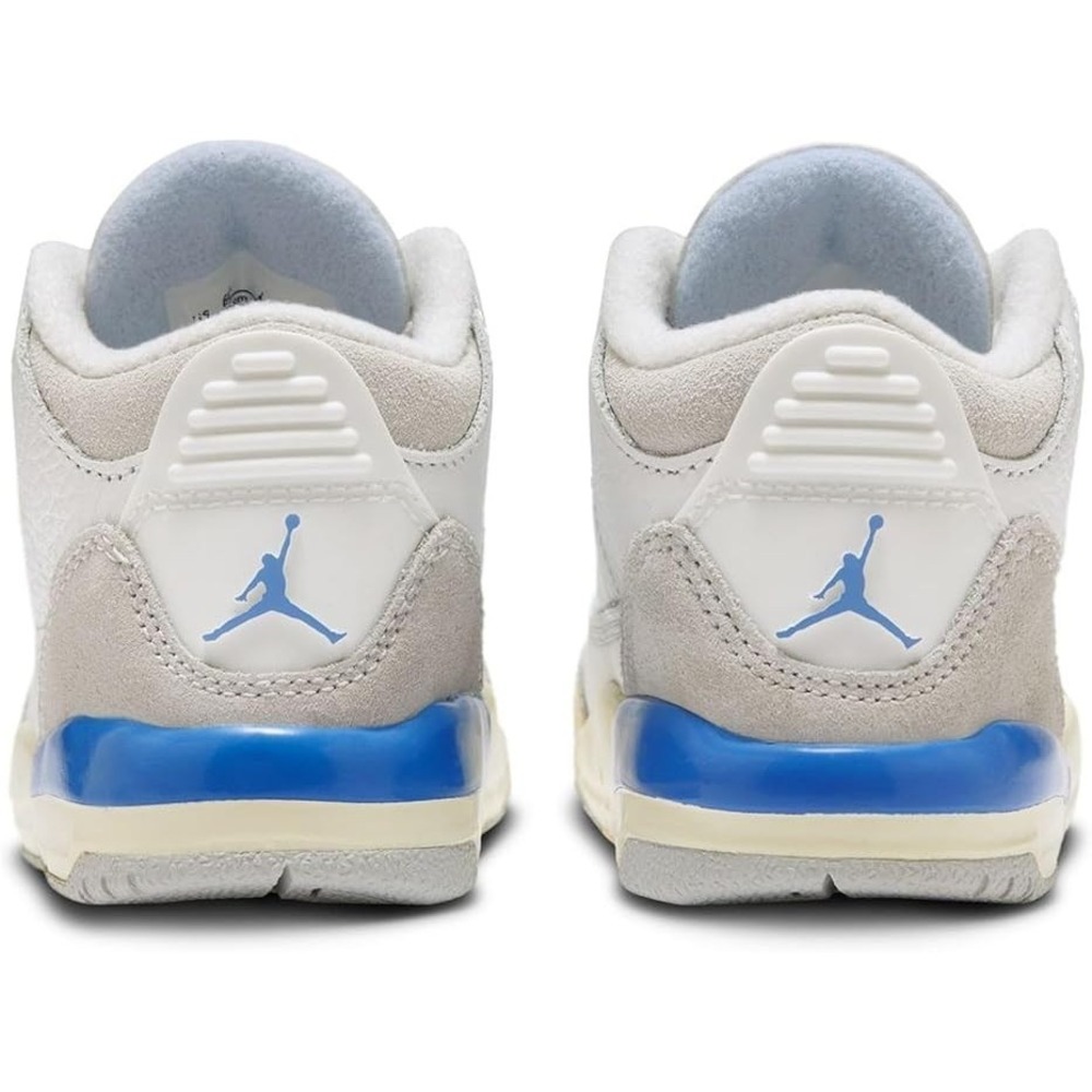 Toddler's Jordan 3 Retro Summit White/Hydrgen Blue (DM0968 101) Size 6C NEW!